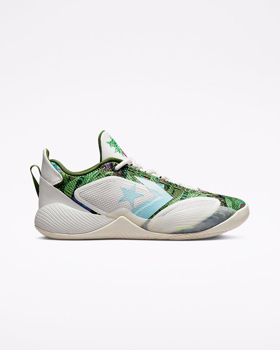 Converse All Star BB Shift Botanical Concrete Niskie Top Białe | A59495G