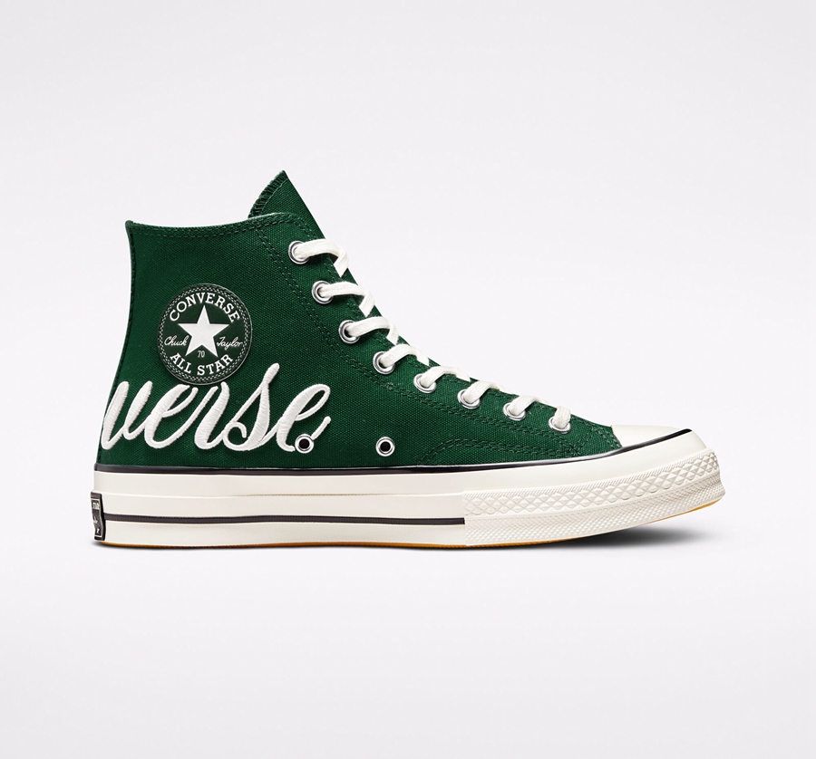 Converse Chuck 70 Embroidered Logo Zielone | A94363D