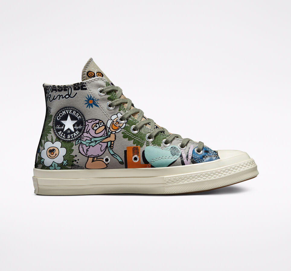 Converse Chuck 70 Floral Zielone | A05536H