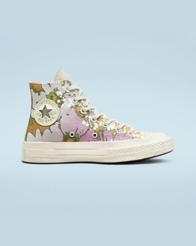 Converse Chuck 70 Lato Florals Wysokie Top Różowe | A58550K