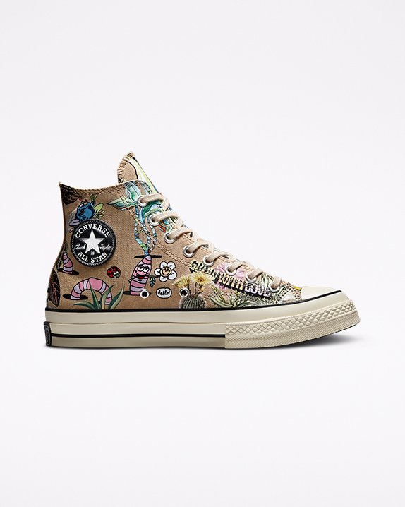 Converse Chuck 70 Plant Love Wysokie Top Khaki | A99647P