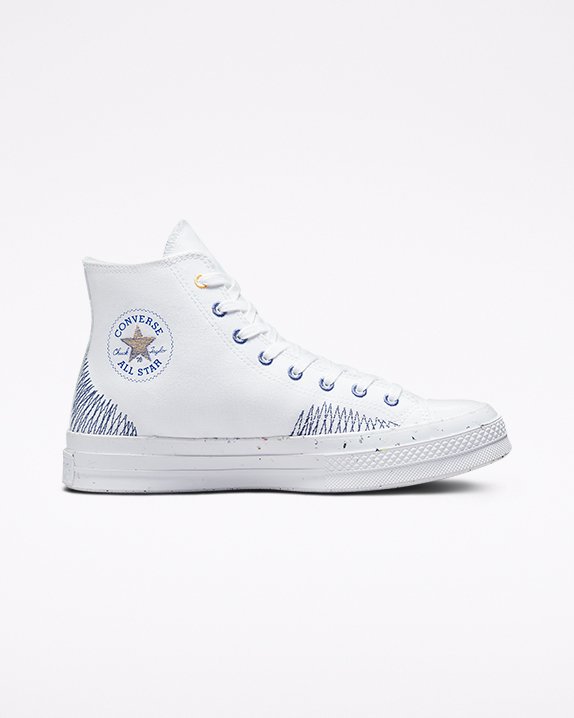 Converse Chuck 70 Renew Redux Wysokie Top Białe | A36189Y