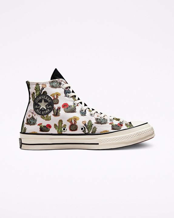 Converse Chuck 70 Succulent Print Wysokie Top Białe | A20326L
