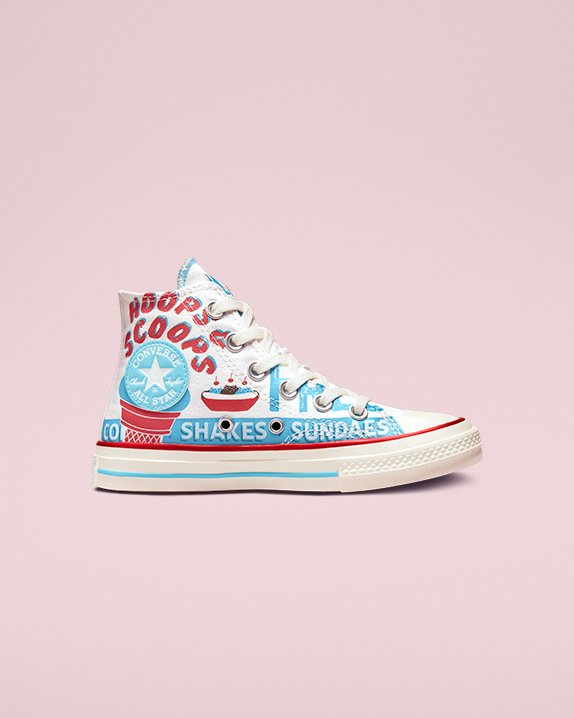 Converse Chuck 70 Sweet Scoops Wysokie Top Białe | A52920L