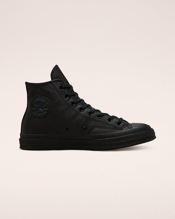 Converse Chuck 70 Tonal Skórzane Wysokie Top Czarne | A06197J
