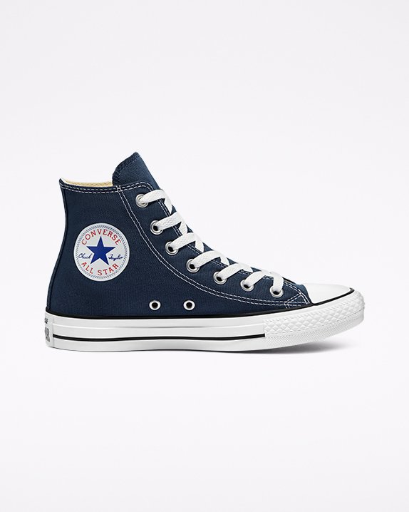 Converse Chuck Taylor All Star Klasyczne Wysokie Top Granatowe | A16432O