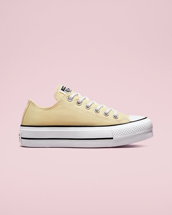Converse Chuck Taylor All Star Lift Seasonal Color Niskie Top Cytrynowy | A24449Q