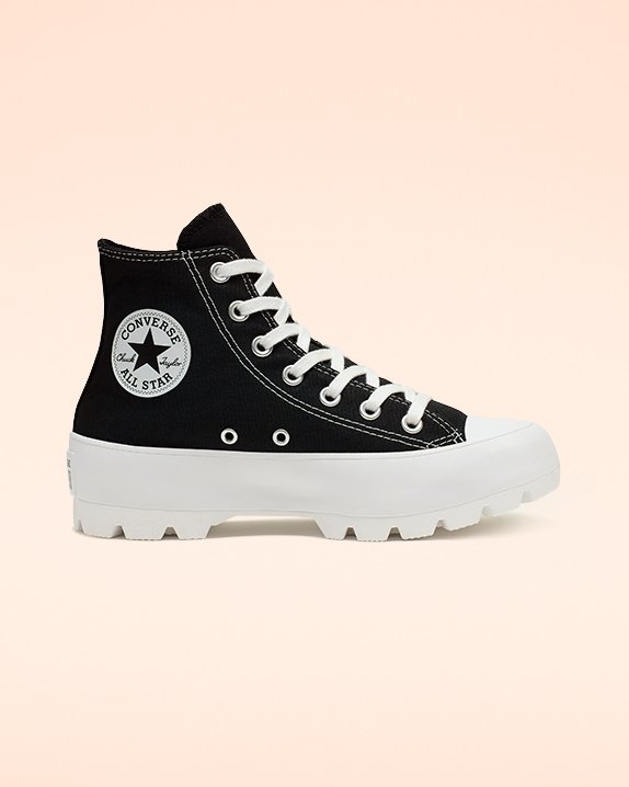 Converse Chuck Taylor All Star Lugged Wysokie Top Czarne | A01078Q