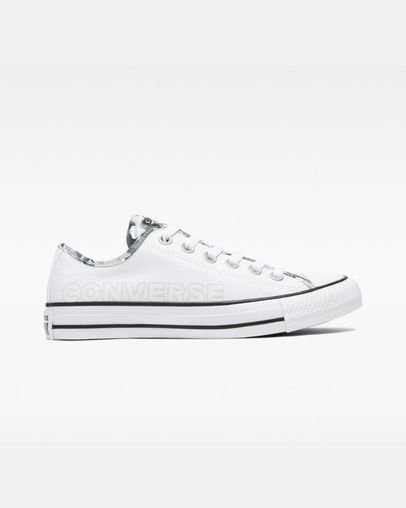 Converse Chuck Taylor All Star Niskie Top Białe | A81756R