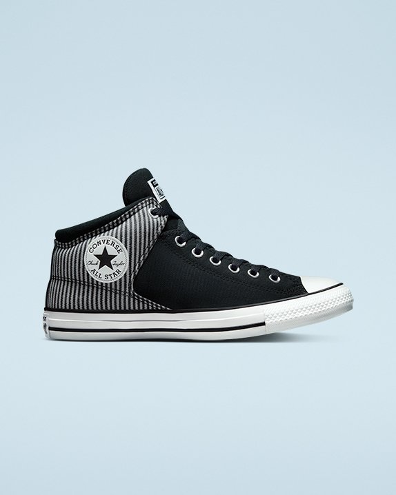 Converse Chuck Taylor All Star Wysokie Streetwear Mid Czarne | A06782P