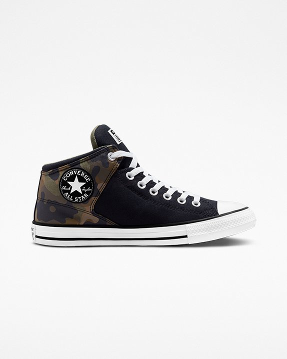 Converse Chuck Taylor All Star Wysokie Streetwear Mid Czarne | A94094F