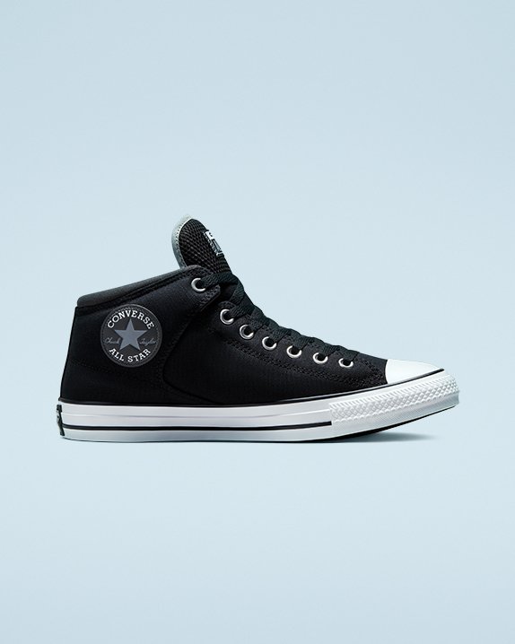 Converse Chuck Taylor All Star Wysokie Streetwear Płócienne Mid Czarne | A98039X