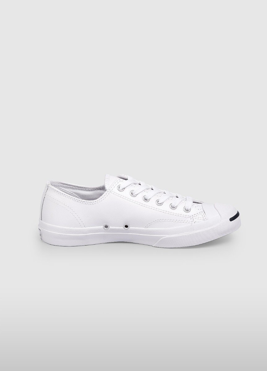 Converse Jack Purcell Skórzane Niskie Top Białe | A48508N