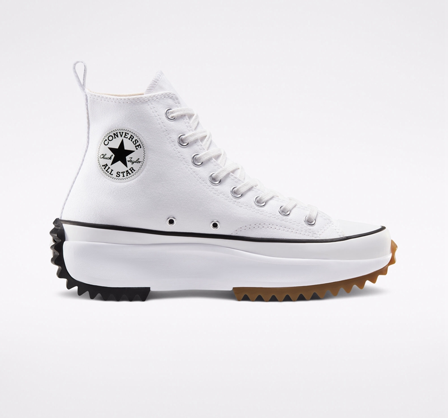 Converse Run Star Hike Platformie Białe | A34181I