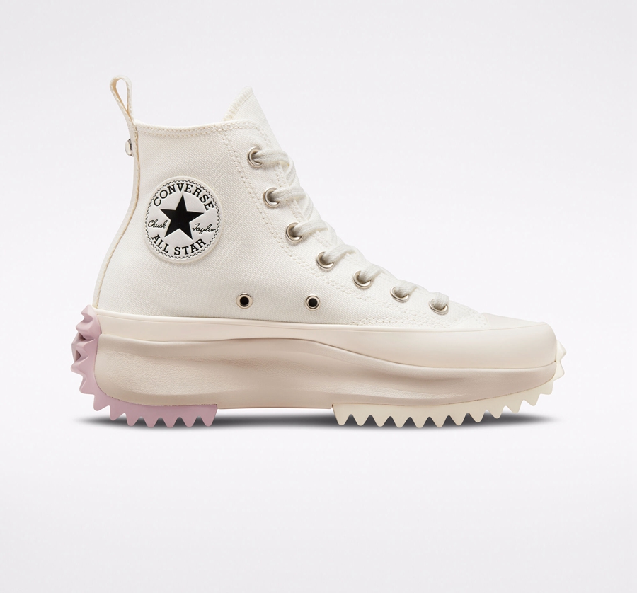 Converse Run Star Hike Platformie Embroidered Crystals Beżowe | A95032O