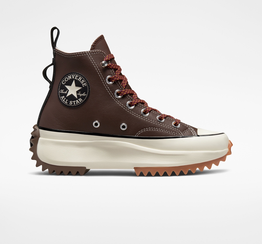 Converse Run Star Hike Platformie Zima Tones Brązowe | A64677H