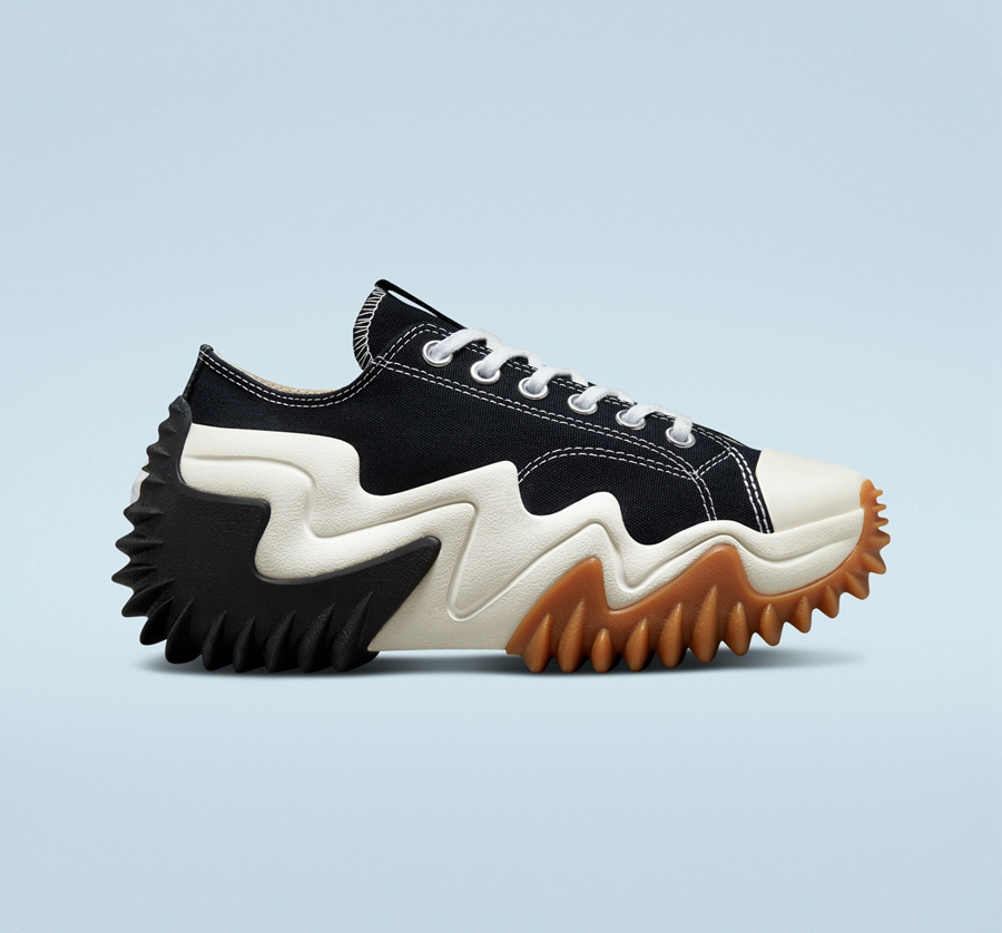 Converse Run Star Motion Platformie Czarne | A40053H