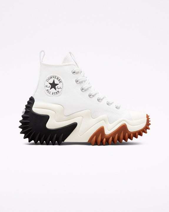 Converse Run Star Motion Wysokie Top Białe | A61025O