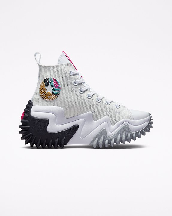 Converse Run Star Motion Wysokie Top Białe | A74950Z