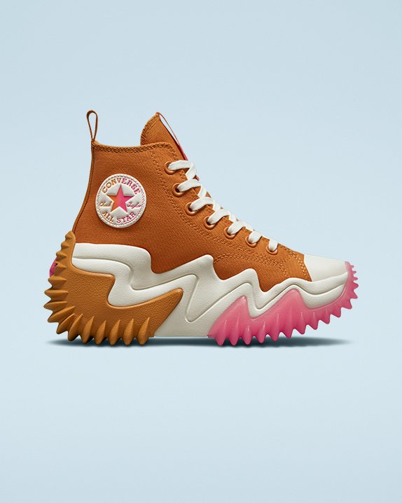Converse Run Star Motion Wysokie Top Brązowe | A67537I