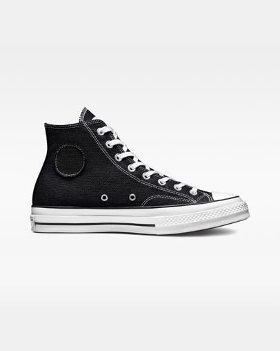 Converse x Stussy Chuck 70 Wysokie Top Czarne | A32146B
